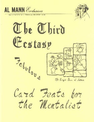 The Third Ecstasy by Al Mann - Book