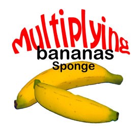 Multiplying Sponge Banana Set