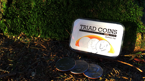 Triad Coins (Kennedy Half) by Joshua Jay - Trick – Magic Inc.