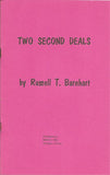 Two Second Deals by Russell Barnhart - Book