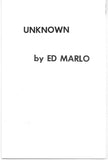 Unknown by Ed Marlo - Book