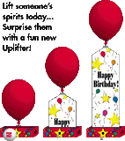Uplifter Helium Balloon Activated Pop-Up Party Banner (Assorted Varieties) - Novelty