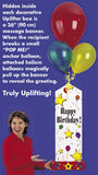 Uplifter Helium Balloon Activated Pop-Up Party Banner (Assorted Varieties) - Novelty