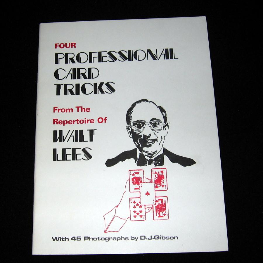 Four Professional Card Tricks by Walt Lees - Book