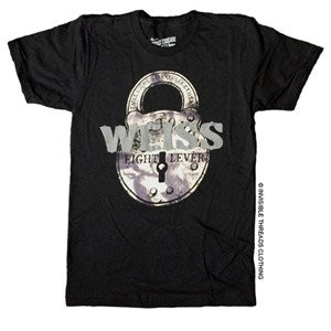 Weiss Lock Tee (Black or Maroon) - Apparel